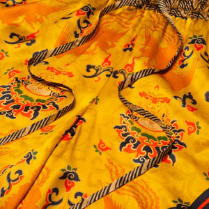 Traditional Silk Shorts Yellow