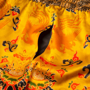 Traditional Silk Shorts Yellow