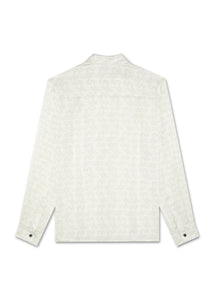 Louis Vuitton Monogram Printed Short-sleeved Silk Shirt Gibraltar Sea. Size S0