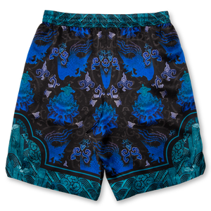 Traditional Silk Shorts in Blue -  – Ning Dynasty Web Store